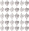 Pendant Trays Heart Shaped Pendant Setting Pendant Pendant, 60pcs Pendant Trays Heart Shaped Pendant Setting Cabochon Base Setting with Glass Cabo...