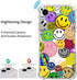 Cute Hippie Smile Face Phone Case for iPhone XR, Colorful Retro Smile Face Case Compatible with iPhone XR for Girls Boys Women Men, Unique Trendy ...