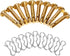 738-04124A Snowblower Shear Pins Fit for Hon da Cub Cad et 738-04124A Shear Pins Replacement & 714-04040 Cotter Pins Compatible with Troy Bilt, MT...