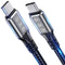 240W Thunderbolt 4 Cable 3ft, USB C Thunderbolt 4 Cable Monitor Cable Supports 40Gbps Data Transfer and Single 8K/Dual 4K Video Compatible with Th...