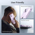 ESR Clear Purple Case for iPhone 13/14 - Military-Grade Protection, Shockproof Corners, Yellowing-Resistant Acrylic Back, Air Armor Phone Case......