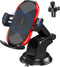 Wireless Car Charger Mount,15W Qi Fast Charging Auto-Clamping Car Phone Holder, Air Vent Windshield Dashboard Car Phone Mount for iPhone 13/12/11/...
