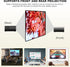 Foldable 60-inch Projector Screen, XINLEMY 4K 16:9 HD Portable Projection Movie Screen Double-Sided Cinema Screen for Home Theater Backyard Indoor...