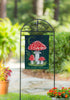 Evergreen Flag Welcome Friends Mushroom Spring Garden Flags 12x18 double sided | Small Garden Flags For Outside | Welcome Spring Flag Décor for Ya...