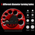 4 Pcs Dowel Maker Jig Kit, Carbide Inserts Dowel Maker, Metric 8-20mm 8 Holes Adjustable Dowel Cutter Plate, Aluminum Alloy Electric Drill Milling...