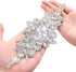 ShiDianYi Elegant Sash/Wedding Applique - Rhinestones Hot Fix or Sew On Belt Sash for Dress...