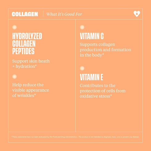 Health by Habit Collagen Supplement (60 Capsules) - Vitamin C & Vitamin E, 2000mg, Collagen Peptides, Superior Absorption, Support your Skin, Non-...