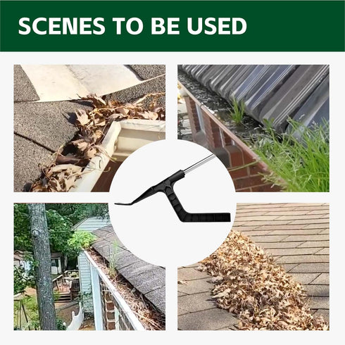 Gutter Cleaning Spoon, Gutters Cleaning Tools, Gutter Cleaning Tool, Gutter Scoop Cleaning Tools for Pressure Washer, Designed for Roofs in Garden...
