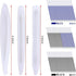 JANYUN 3 Pieces Pen Shape Resin Mold Ballpoint Pen Silicone Molds Epoxy Resin Molds Resin Casting Molds with 75 Pieces Ballpoint Refill Pens for D...