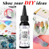 Clear Epoxy UV Resin Glue - Crystal Clear Epoxy Resin for Jewelry Making, DIY Crafts, Casting and Coating, Sunlight Activated Resin 200g...