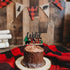 Lumberjack Wild One Cake Topper, Buffalo Plaid Camping Wild Bear 1st Birthday Cake Decor,Buffalo Woodland Lumberjack 1st Theme Baby Birthday Party...