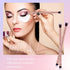 24 Pcs Eyeshadow Smudge Brush 2 in 1 Eyeshadow Brush 2 Double Ended Concealer Brush Under Eye Small Soft Firm Pointed Foundation Makeup Applicator...