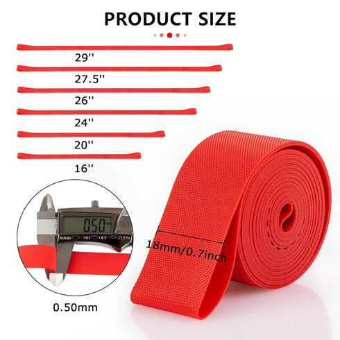 psler Bicycle Rim Liner, Bike Tire Liner Bicycle Rim Tape Bike Rim Strips A Pair Bicycle tire Liners Bicycle Accessories 24inchs...