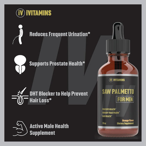 Saw Palmetto for Men | Prostate Support Supplement for Men's Health | Saw Palmetto Supplement | DHT Blocker for Men | Prostate Supplement | Prosta...