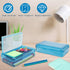 1 PCS Pencil Box,Double Layer Large Capacity Pencil Box,Hard Pencil Case with Snap-tight Lid, Plastic Pencil Box for Office School Supplies Pen Bo...