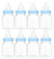 Baby Shower Favor - 36 Pack Mini Milk Bottle Party Favor Gift Bag Boxes 1.5" x 3.5" - Baby Shower Candy Jar (Blue)...