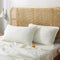 S VICTORY SYMBOL 100% Organic Linen Pillowcases 1 Pair 20"x30",French Natural Flax Soft Basic Washed Pillowcase Creamy-White,Standard(Queen) Size...