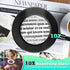 10X Magnifying Glass with Light, Clip on Mganifier with Light, 48 LED Desk Magnifying Glass wtih Clamp, 3 Modes Dimmable Magnifying LED Lamps for ...
