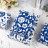 Bolsome 12 Sheets Blue Floral Wrapping Paper Blue White Flowers Patterned Gift Wrap Paper Chinoiserie Art Paper for Bridal Shower Wedding Spring T...