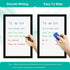 White Board 12x8 Dry Erase Board Whiteboard Magnetic Whiteboard for Fridge, Acrylic Dry Erase Board for Refrigerator, 4 Markers, 1 Cloth, and 1 Er...