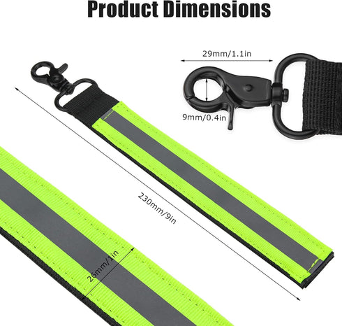 Firefighter Glove Strap, Heavy Duty Firefighter Turnout Gear Glove Safety Holder Strap with Reflective Trim Buckle UIInosoo...