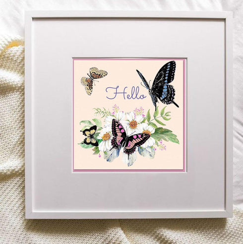 Nine Butterflies for Card Making and Journaling,Butterflies of Silicone Stamps Rubber Stamps for Scrapbooking DIY Cards Album Crafts Supplies...