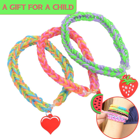 Yestrong 2000+Rubber Band Bracelet Kit, Loom Bracelet Making Kit, Rubber Bands Refill Loom Set, Rubber Bands for Bracelets Making Kit...