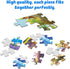 Dinosaur Puzzles for Kids, 100 Piece Jigsaw Puzzles for Kids Ages 4-8, Learning Educational Puzzle Toys for Toddlers Boys Girls 4 5 6 7 8 Years Ol...