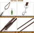Genuine Leather Dog Leash, 6Ft Super Thin and Lightweight Dog Leash, Soft and Slim Pet Leashes for Puppies and Cats Less Than 15lb...