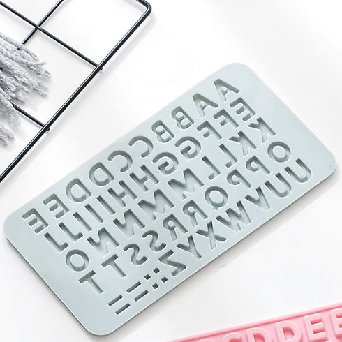 Verdental Silicone Letter Molds and Number Candy Molds Set of 2 Chocolate Molds Non-stick Gummy Molds Happy Birthday Cake Decorations Ice Molds (B...