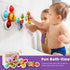 LiKee Strong Suction Cup Fidget Spinnerz Sensory Bath Toys for Baby 6 12 18 Months Airplane Car Travel Table & Window Toys for 1 2 Year Old Toddle...