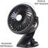 Battery Operated Clip on Fan, Portable Rechargeable USB Personal Fan 3 In 1 with hook and LED for camping, stroller, car seat, office...
