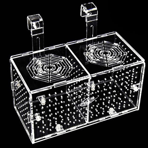 Hamiledyi Aquarium Breeding Isolation Box Acrylic Fish Tank Acclimation Hatchery Incubator Holder Divider for Guppy Shrimp Clownfish Fishes...