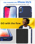 AICase for iPhone X/XS Case Built-in Kickstand with Glass Screen Protector,Heavy Duty Drop Protection Full Body Rugged Shockproof Military Protect...