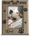 BELLA BUSTA - Best Dog Ever - Engraved Leather Picture Frame-Christmas, Birthday Keepsake for Dog Lover- Beloved canine-Furry Friend(5x7 Vertical)...