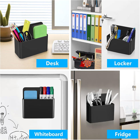 Magnetic Pen Holder,2 Pack Magnetic Dry Erase Marker Holder, Whiteboard Marker Holder, Magnet Pencil Holder, Magnetic Pen Holder for Refrigerator,...