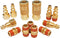Air Hose Fittings And Quick Connect Air Fittings, 1/4 Inch NPT Brass Female Male Air Coupler Plug And Hex Nipple (13 Piece) Industrial Type D, Air...