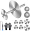 Inside Pipe Cutter for PVC Pipe Cutter Tool-With Scale Adjustable Depth Gauge, 6pcs Saw Tooth Blades with 0.32in Hex Key Shaft for PVC and Plastic...