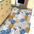 10 Pcs Hexagon Non-Slip Floor Sticker for Home Decor, Peel and Stick Self-Adhesive Wall Sticker for Living Room Kitchen Bathroom, 7.9x9.1inch, LB0...