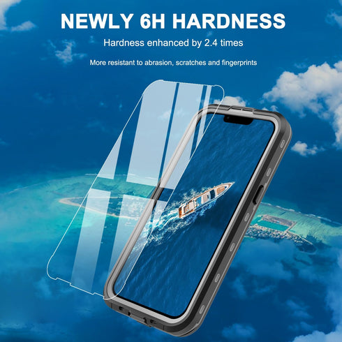 Full Body Case for iPhone 15 6.1 Inch,Waterproof DirtProof DropProof SnowProof Anti-Scratch Magnetic Clear Rugged Built-in Screen Protector Heavy ...