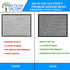 Air Filter Factory Replacement For Jenn-Air 71002111 Grease Mesh Downdraft 12-Layer Range Hood Filter 6.375 X 15.625 X .125 Inches