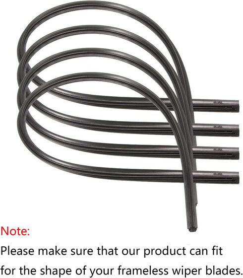 Windshield Wiper Blades Refills, Xafissy 4 Pack 28" 6mm Replacement Universal Car Wiper Blade Car Vehicle Insert Rubber Strips for Car Bus Wipers ...
