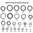 O Ring Assortment Kit, 360 Pcs Rubber Washer Orings, 24 Sizes Pressure Washer O Ring Kit for Faucet, Hose, Automotive, Air Gas Plumbing Sealing Re...