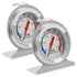2 Pack Oven Thermometer Instant Read Stainless Steel Grill Thermometer 50-300°C/100-600°F for Kitchen Cooking Baking...