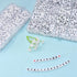 1400Pcs Letter Beads with 400Pcs Number Beads, Round Letter Beads 4x7mm Acrylic Alphabet Beads and Number Beads, Friendship Bracelets Jewelry Maki...