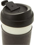 Copco 5237070 Resusable Set of 2 Insulated Double Wall Travel Mugs, 16-Ounce, White/Brown...