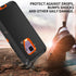 for Galaxy S9 Case, Heavy Duty Shockproof Dust/Drop Proof 3 Layer Full Body Protection Rugged Cover Case for Galaxy S9, Black/Orange...