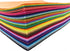 flic-flac 54pcs Felt Fabric Sheet Assorted Color Felt Pack DIY Craft Squares Nonwoven (10cm*10cm)...