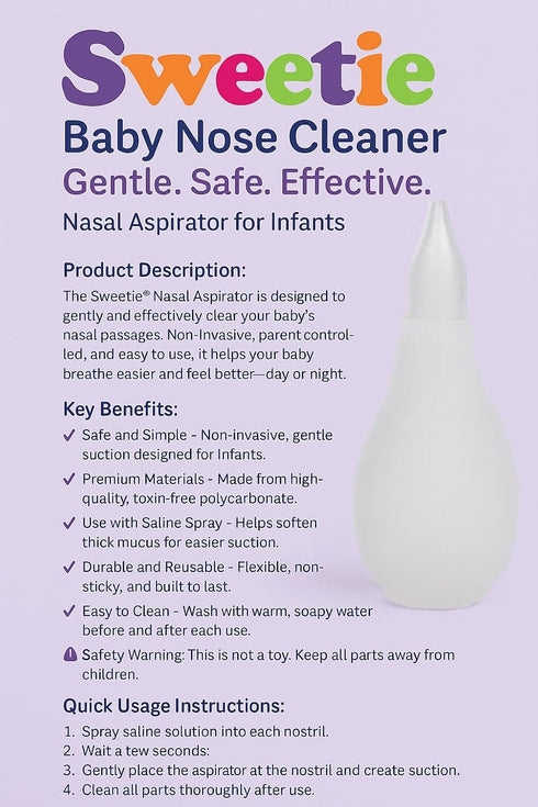 Sweetie Baby Nose Cleaner Nasal Aspirator...