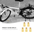 5pcs Bicycle Presta to Schrader Copper Valve,Gas Conversion Head Tire Valve Converter Professional Bike Accessories for Road Bike,Trek Bike Pump A...